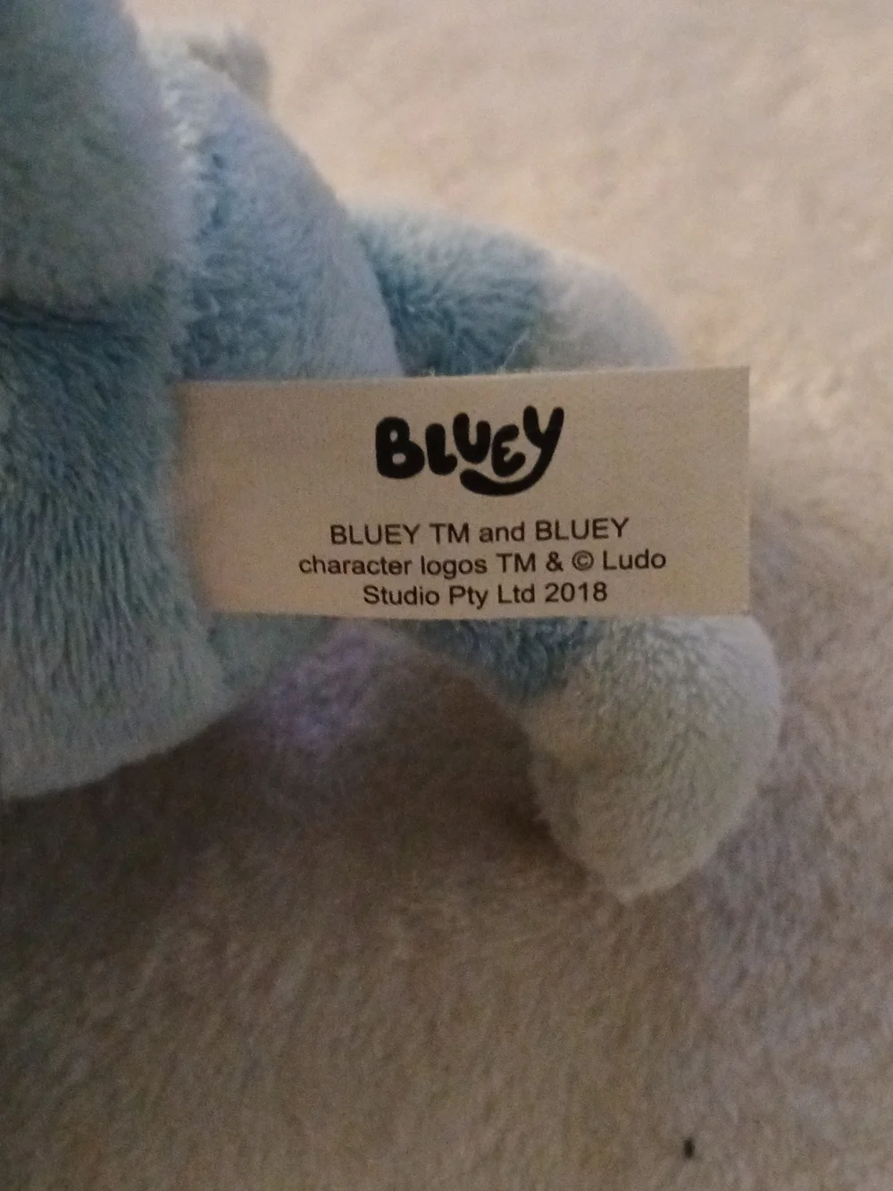 💚  BLUEY Plush Bag Charm Keychain with Reindeer Antler